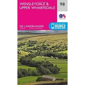 Wensleydale & Upper Wharfedale Sheet map, folded 2016