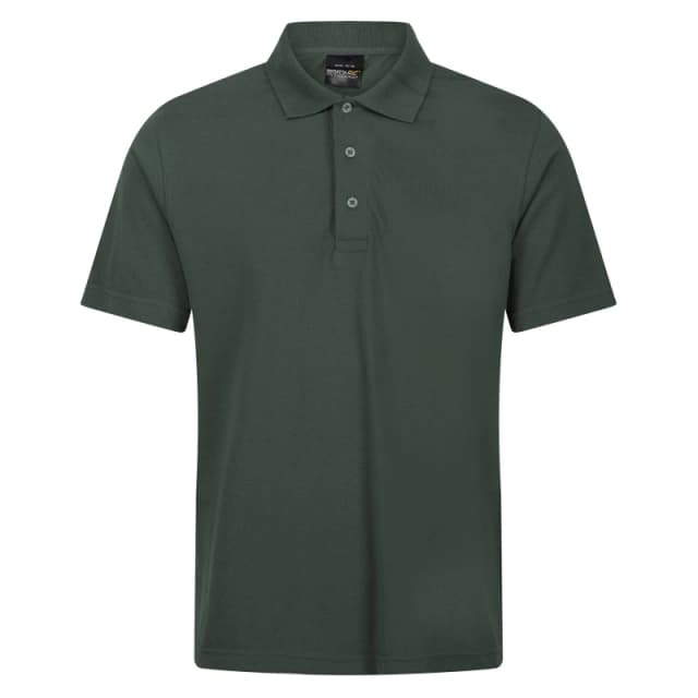 Regatta Professional Mens Short-Sleeved Polo Shirt in Dark Green Size: XS Dark Green Male XS