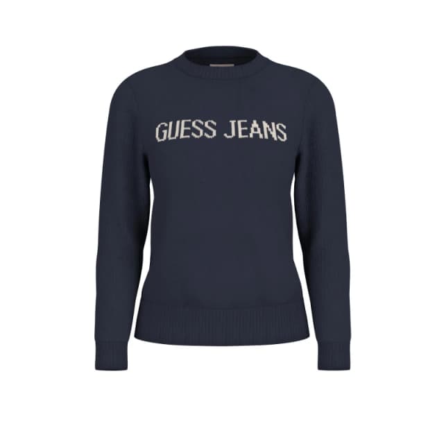 Guess Intarsia Knit Jumper - Blue Blue 10
