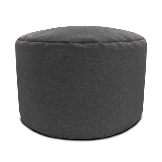 rucomfy Beanbags rucomfy Indoor Pouffe Bean Bag - Barley Ottoman Footstool in Charcoal Charcoal Unisex