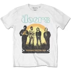 The Doors - Waiting for the Sun Unisex Medium T-Shirt - White