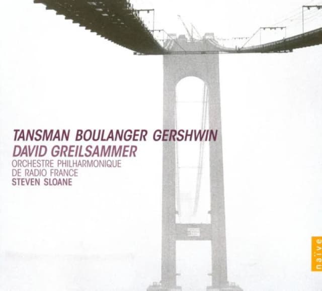 RecordCityJP CD TANSMAN, BOULANGER; GERSHWIN - Piano Concerto: Fantaisie Pour V5224 Naive 2010 France Classical Used