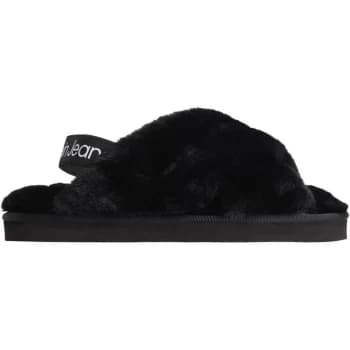 Calvin Klein Jeans Home Slipper Fake Fur - Black