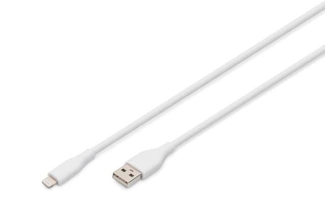 Digitus Lightning silicone connection cable. USB-A - Lightning 0.5m. w
