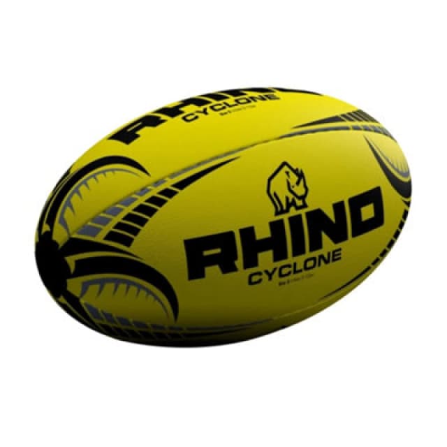 Rhino Cyclone Training Rugby Ball Yellow (5)