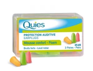 Quies Foam Earplugs 3 Pairs