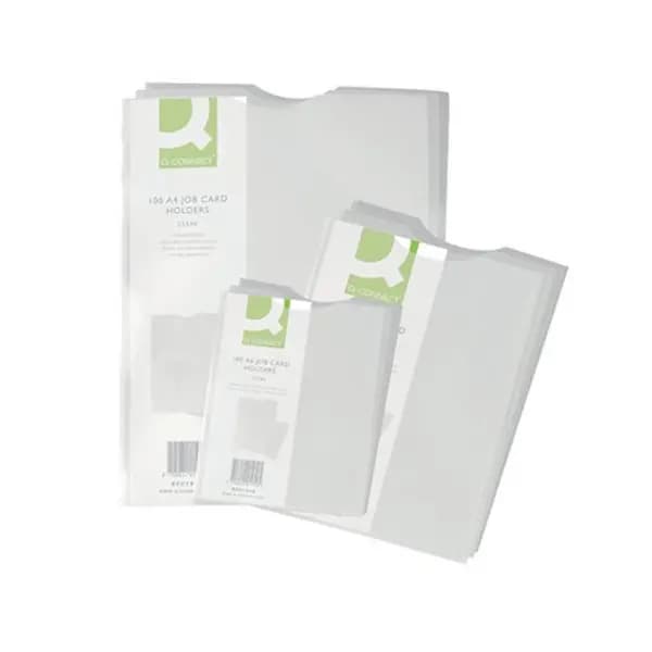 Q-Connect Q-Connect Card Holder Polypropylene A5 (Pack of 100) KF01948 KF01948