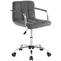 NEO Faux Leather Fixed Armrest Seat Height Adjustable Fabric Dark Grey 130 kg CUBE-OFFICE-FAB-DG 4,600 (W) x 4,600 (D) x 8,500 (H) mm