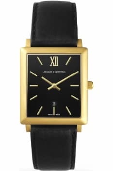 Mens Larsson & Jennings Norse 40mm Watch NRS40-LBLK-C-Q-M-GB-L
