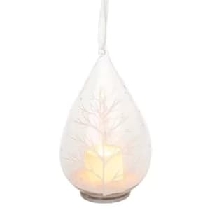 Xmas Candle Teardrop Trees