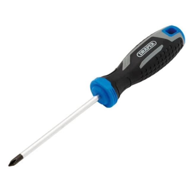 Draper 13360 Phillips Soft Grip Screwdriver, PH1 x 100mm 13360