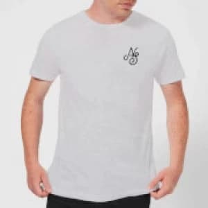 Native Shore Mens Essential Script T-Shirt - Grey - 3XL