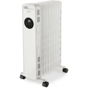 Digital Oil Filled Radiator, 2kW/2000W Overheat Protection, White - IG2621 - Igenix