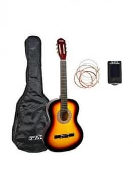 3Rd Avenue 3Rd Avenue Full Size Classical Guitar Pack - Sunburst