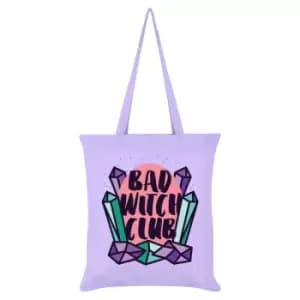 Grindstore Bad Witch Club Pastel Goth Tote Bag (One Size) (Lilac)