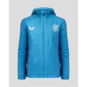 Castore Rangers United Training Jacket 2023 2024 Mens - Blue