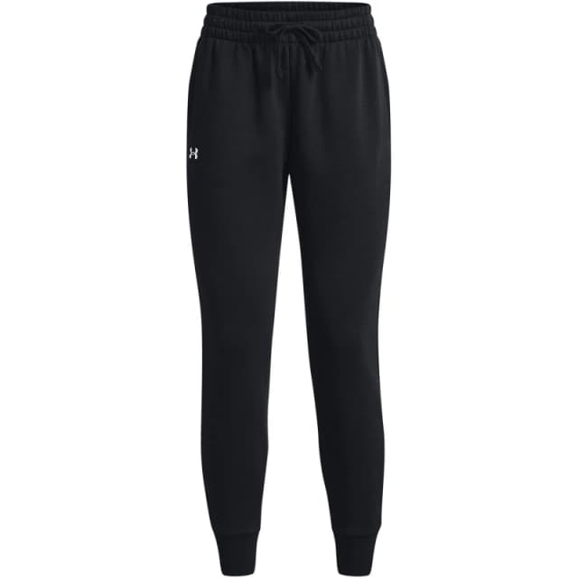Under Armour UA Rival Fleece Joggers Womens Black/White female 10 (S)