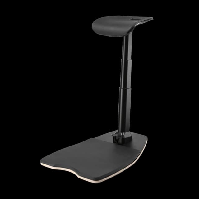 LogiLink Ergonomic sit- stand stool with Anti-Fatigue Mat