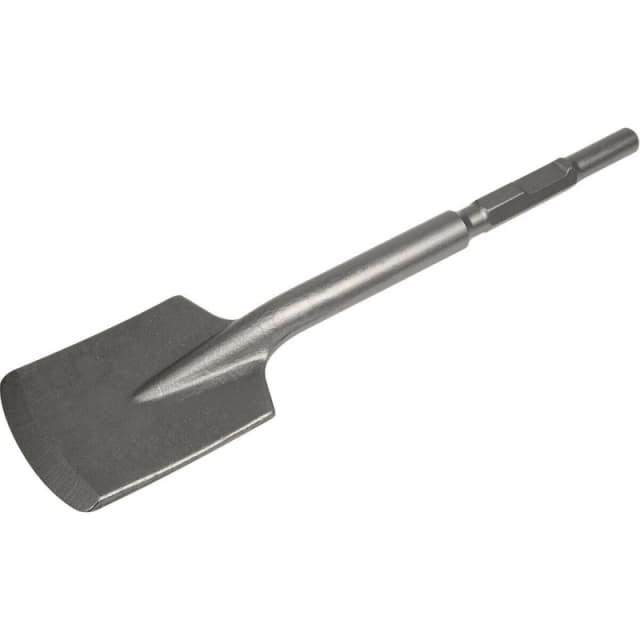 Loops 110 x 460mm Clay Breaker Spade Bit - Kango 900 - Impact Demolition Chisel Metallics