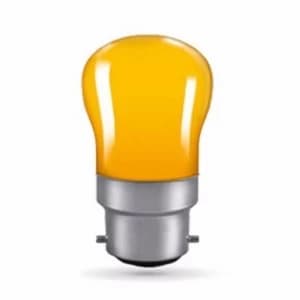 Crompton 15W Bayonet Cap Pygmy Sign Bulb - Amber