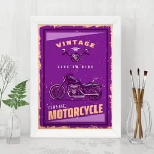 BC109087140887 Multicolor Decorative Framed MDF Painting