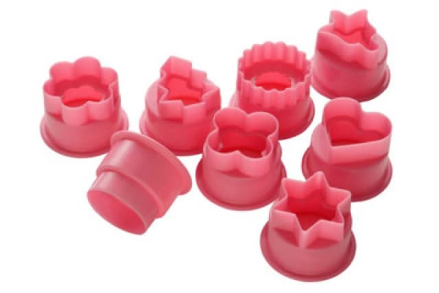 Premier Housewares Cookie Cutter 8Pc Pink Plastic Cutter Set Pink