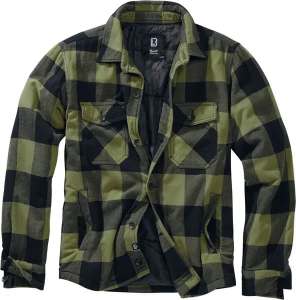 Brandit Lumberjacket Between-seasons Jacket Black olive L Men