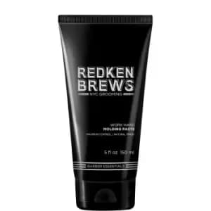 Redken Brews Mens Work Hard Molding Paste 150ml