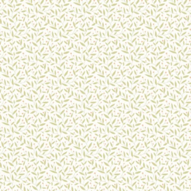 Hoopla Walls Dotty Vine - Sage 10M Wallpaper