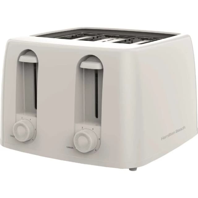Hamilton Beach HB4T5032W HB4T5032W 1300W Essential Toaster 4 Slice - White Hamilton Beach HB4T5032W