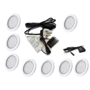 Moderix Orbit White 1.5W LED Light Kit Under Cabinet Shelf Cupboard Kit - Light