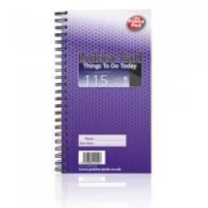 ValueX Things To Do Today Book 153x280mm 115 Sheets (Pack 5)