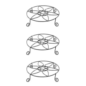 Iron Plant Pot Stands - Set of 3 M&W