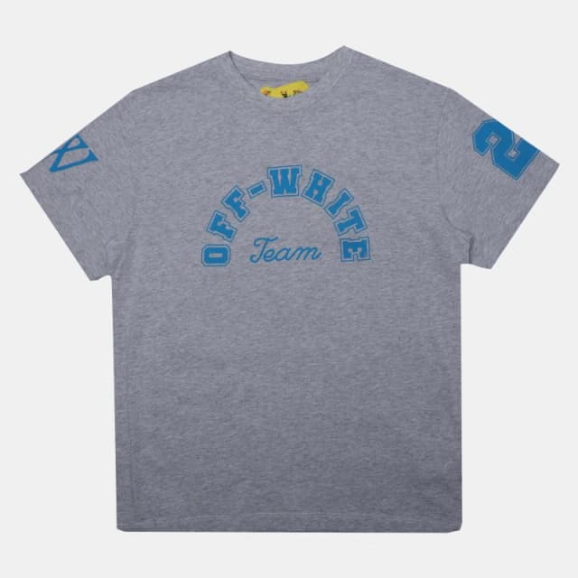 Off White Kids T-Shirt Melange Grey male 8 Yrs