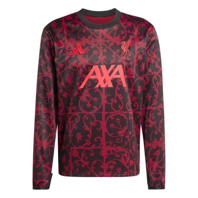 adidas Liverpool Pre Match Drill Top 2025 2026 Adults Black male S
