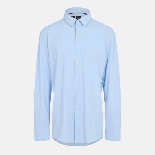 Boss Mens Hank Kent Long Sleeve Oxford Shirt Light/Pstl Blue male 34 (44)