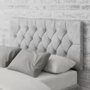 Olivier Mirazzi Velvet Headboard Silver