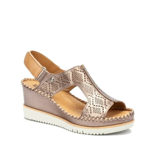 Pikolinos Aguadulce W3Z-1775C1 Leather Womens Comfort Sandals - Stone - Size:UK 6-6.5