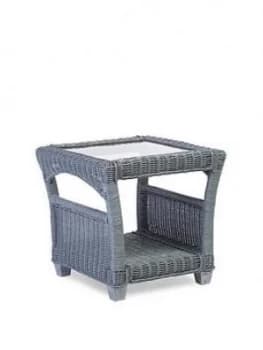 Desser Dijon Grey Wash Conservatory Lamp Table