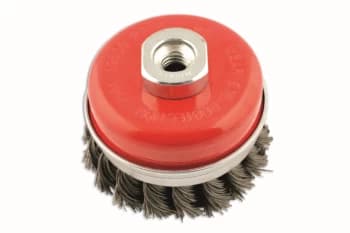 Abracs Twist Knot Cup Brush 70mm x M14 Box of 1 Connect 32130