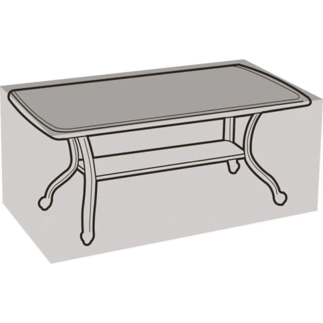 Garland 6 Seater Rectangular Table Cover Black W1376