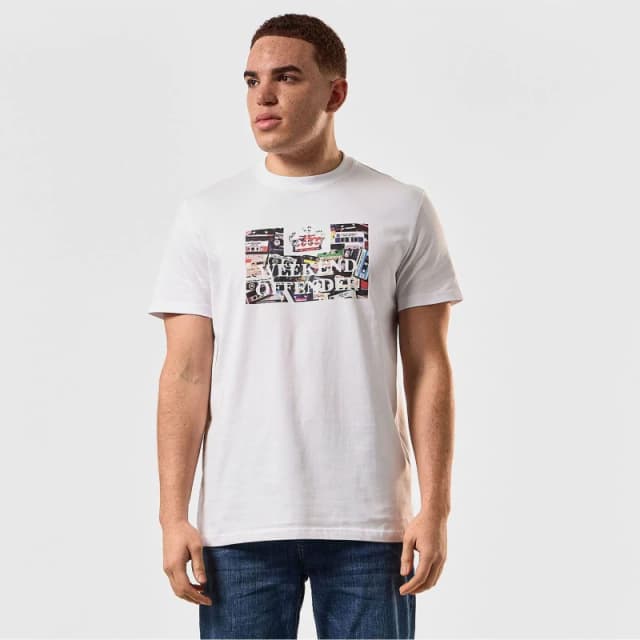 Weekend Offender Keyte Graphic T-Shirt White M
