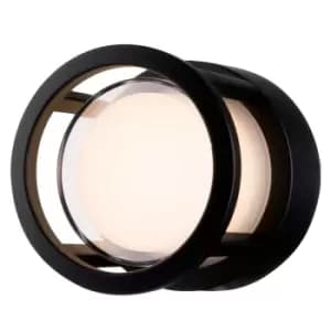 Wolseley Road Integrated LED Wall Lamp Black, IP54