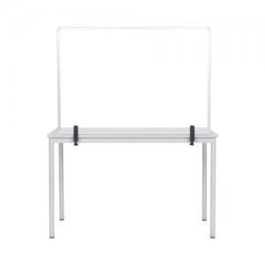 Bi-Office Protector Board W/Clamps Maya Alu Frm1040x700