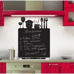 YS-12 Black Decorative Wall Sticker