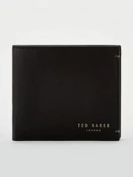 Ted Baker Harvys Billfold Leather Wallet, Black, Men