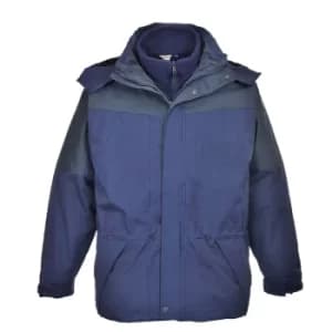 Aviemore Mens 3-in-1 Waterproof Jacket Navy 2XL
