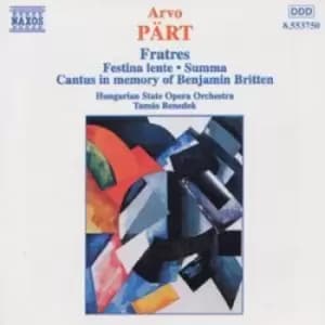 Part/Fratres by Arvo Part CD Album