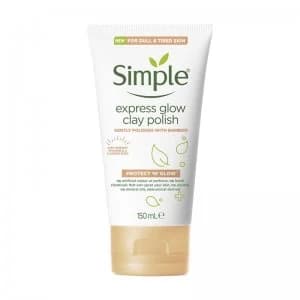 Simple Protect and Glow Clay Polish Facial Wash 150ml