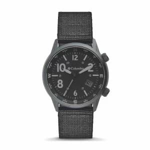Columbia CSC01-004 Outbacker Black 3-Hand Date Black Nylon Watch